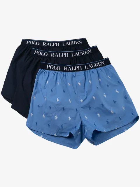 Polo Ralph Lauren logo-waistband boxers set of 3