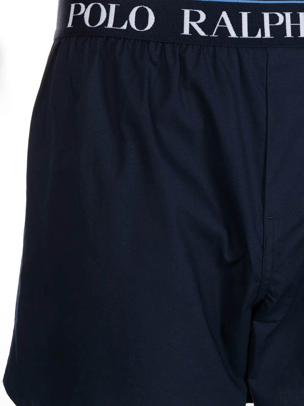 Polo Ralph Lauren Set van drie boxershorts met logoband Blauw