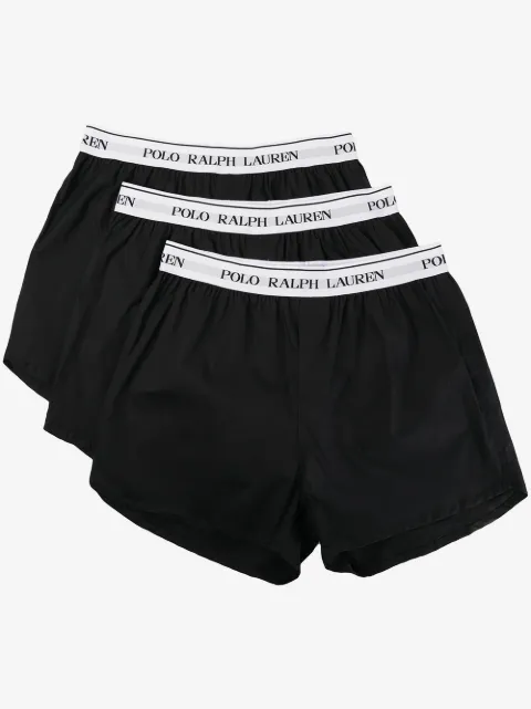 Polo Ralph Lauren logo-waistband 3-pack boxer shorts