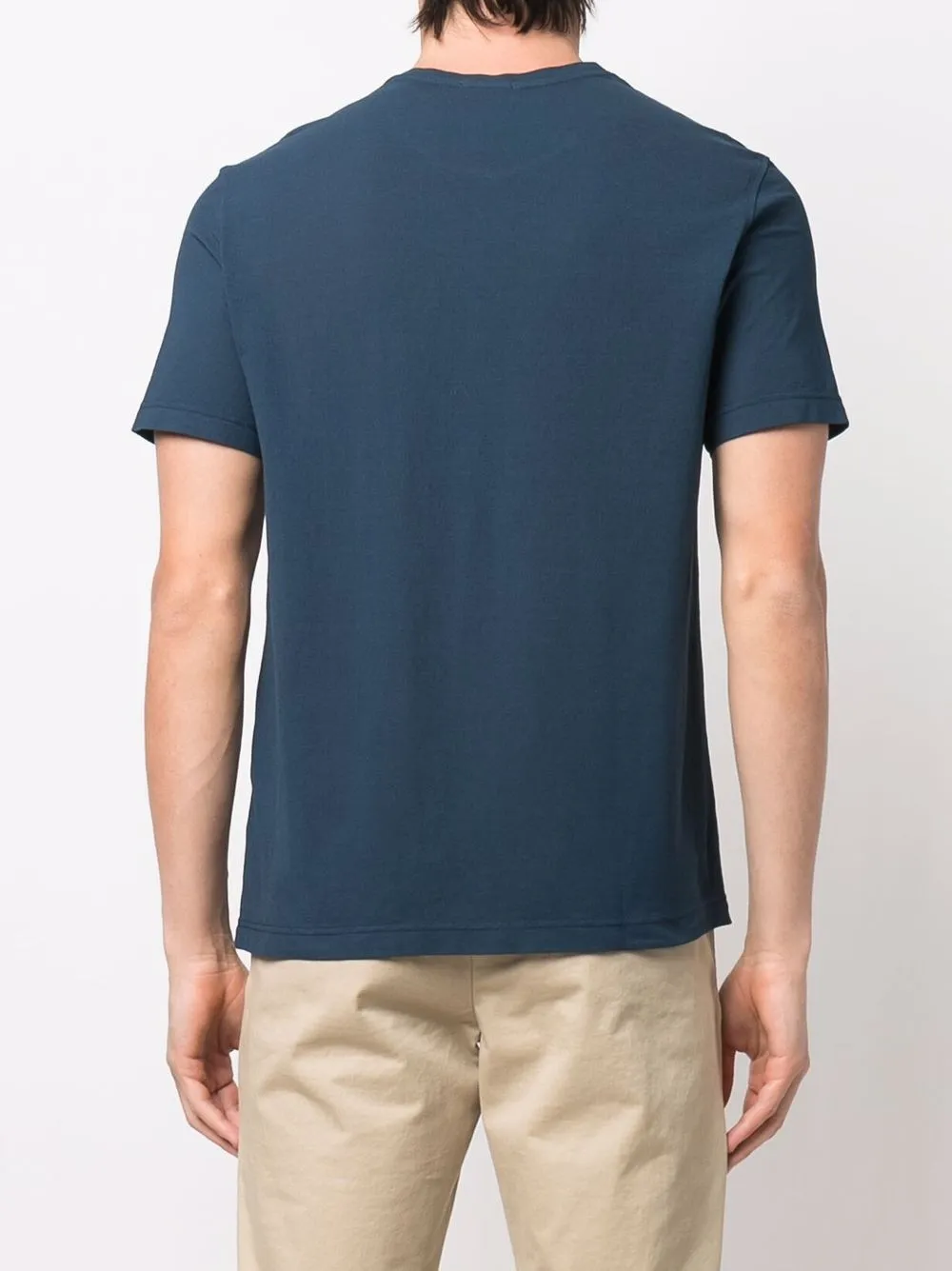 Drumohr Katoenen T-shirt Blauw