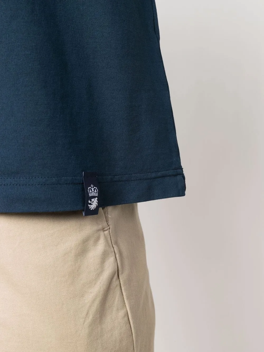 Drumohr Katoenen T-shirt Blauw