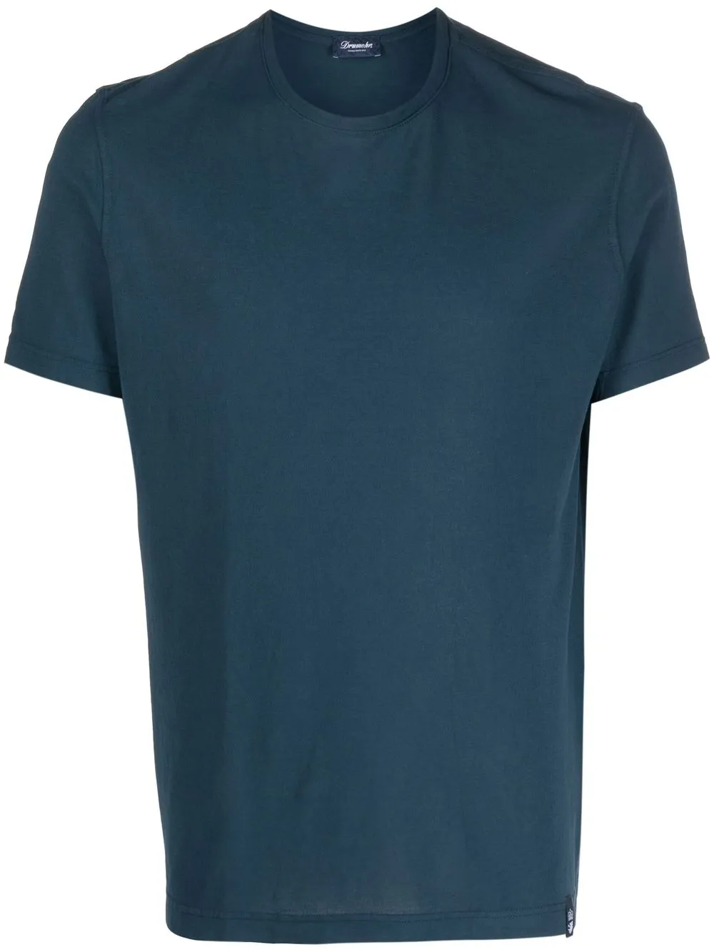 Drumohr Katoenen T-shirt Blauw