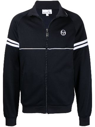 Sergio Tacchini Embroidered-logo Zip-up Sweatshirt - Farfetch