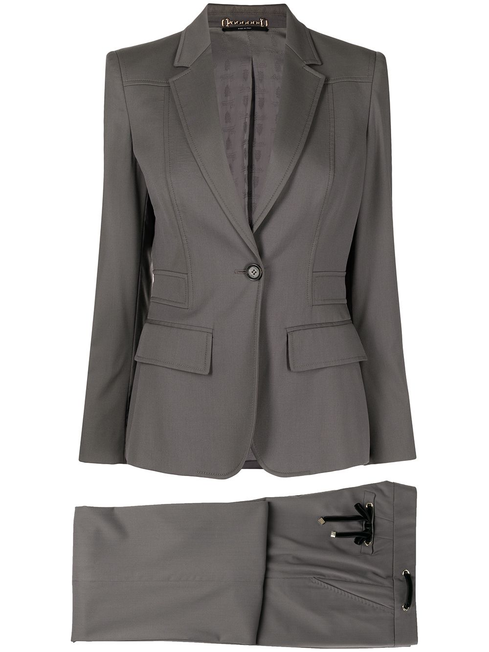 Pre-owned Gucci 2010s Two-piece Wool Suit In Grey