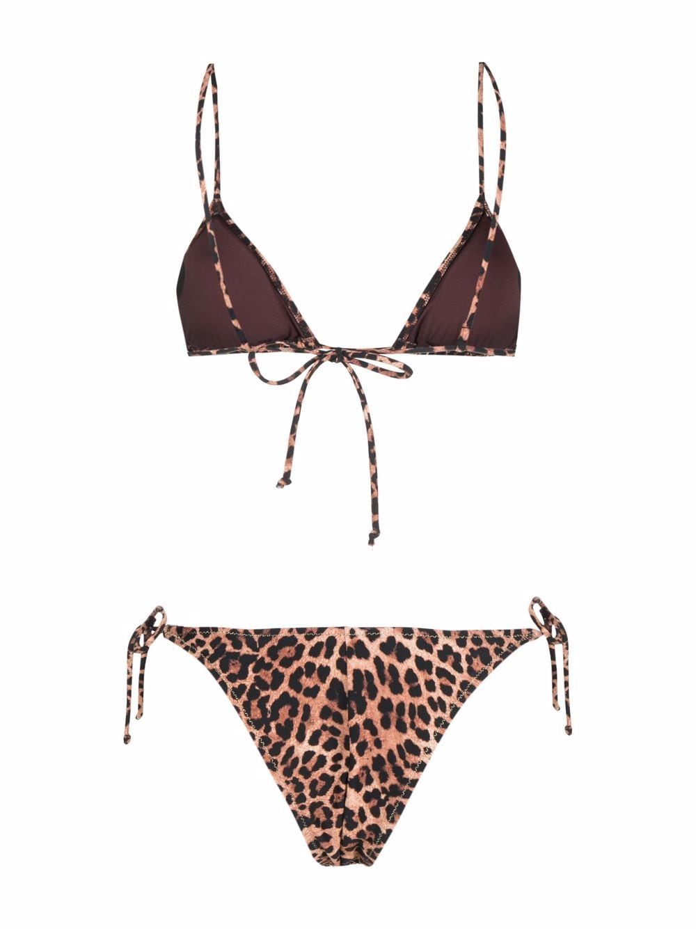 Reina Olga Susan leopard-print Bikini - Farfetch