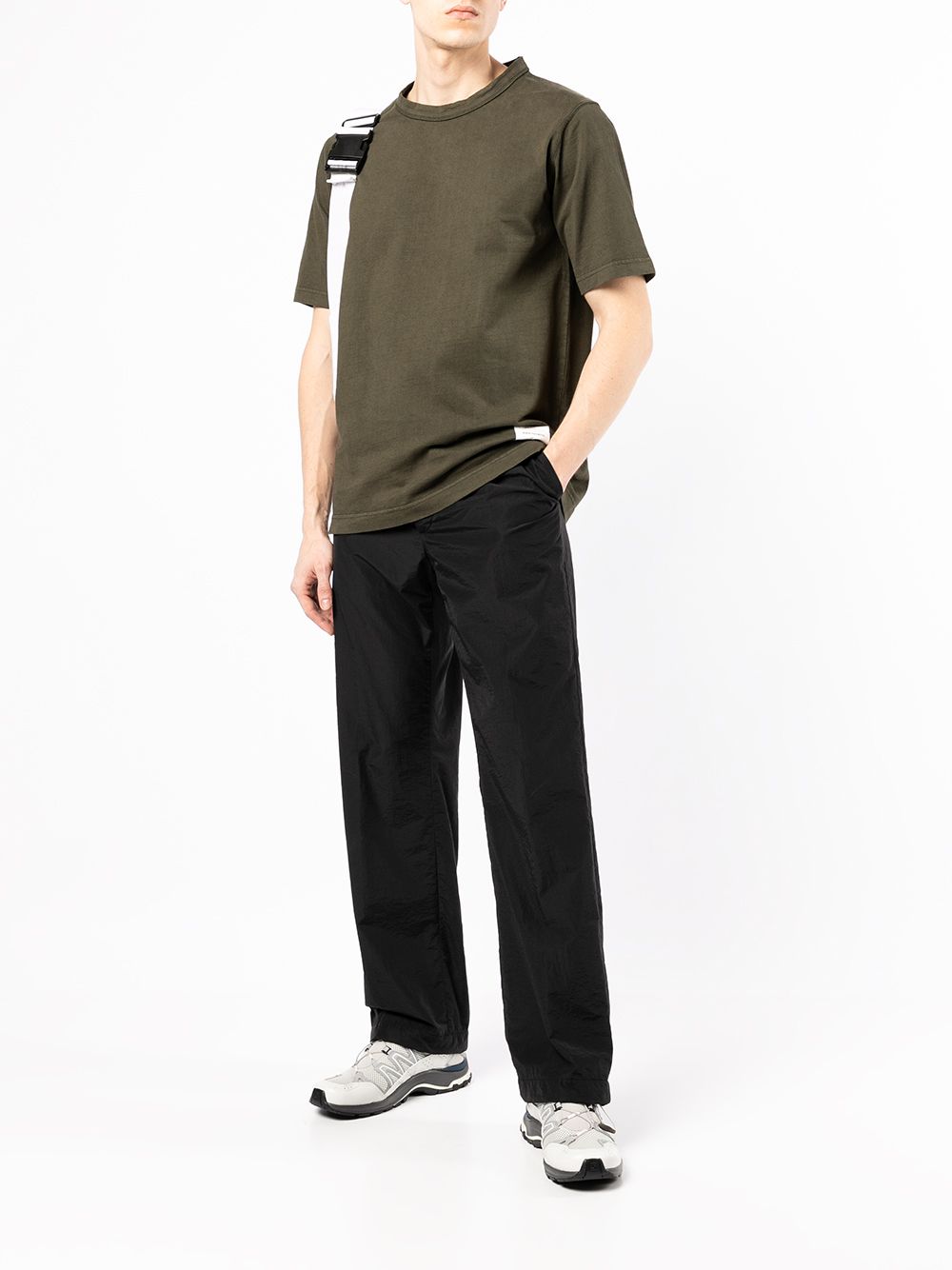 Norse Projects T-shirt met ronde hals - Groen