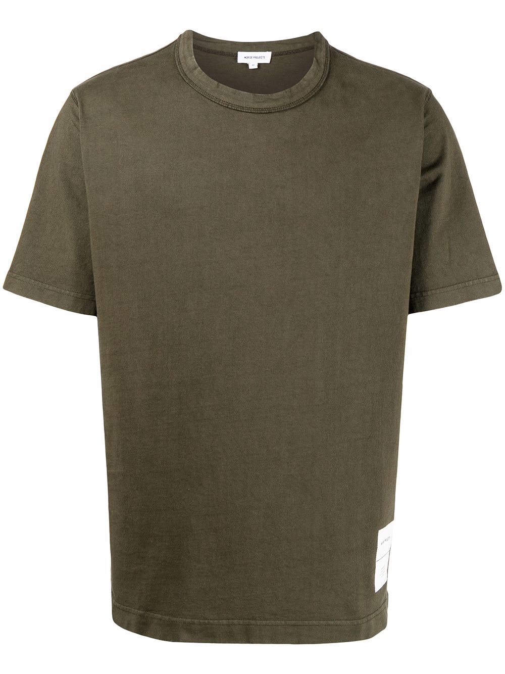 

Norse Projects playera manga corta con cuello redondo - Verde