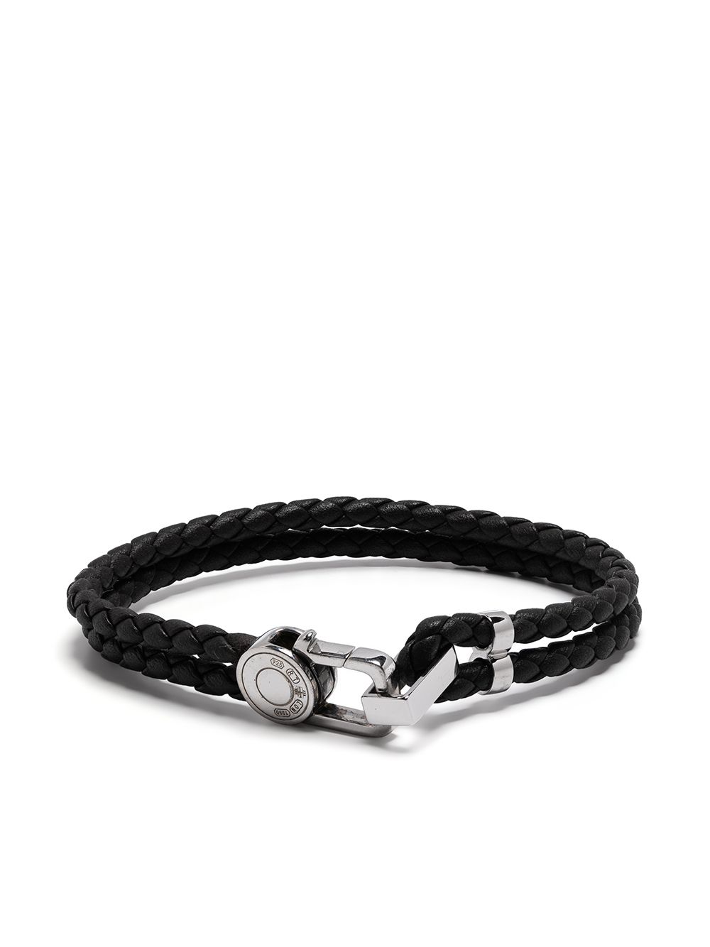 

Tateossian pulsera Signature Lock - Marrón