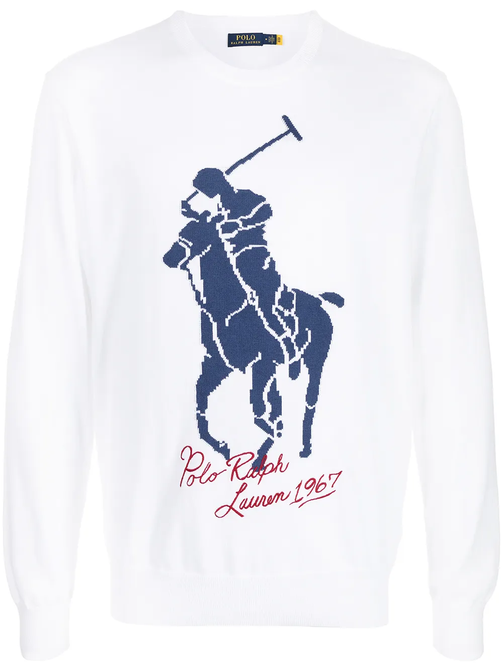 

Polo Ralph Lauren sudadera con logo bordado - Blanco