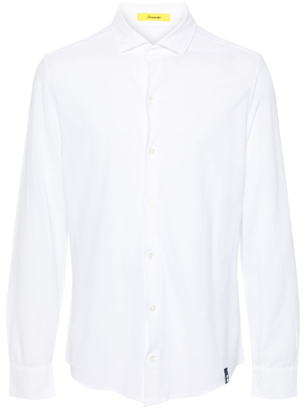 Drumohr lightweight cotton shirt - White