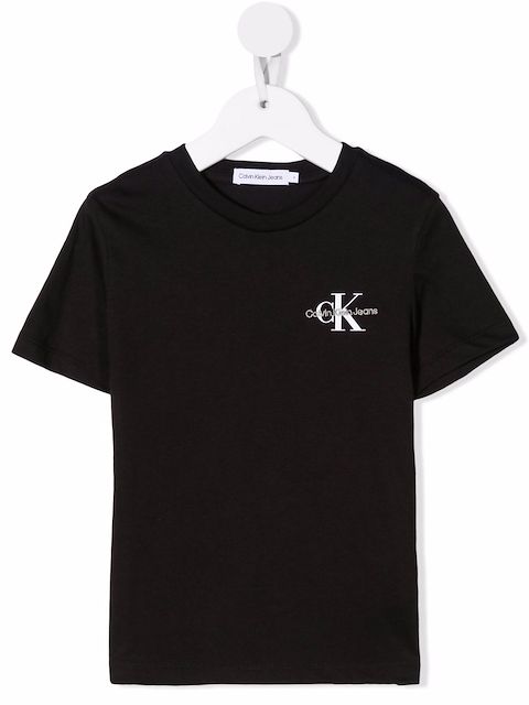 Calvin Klein Kids logo-print cotton T-shirt