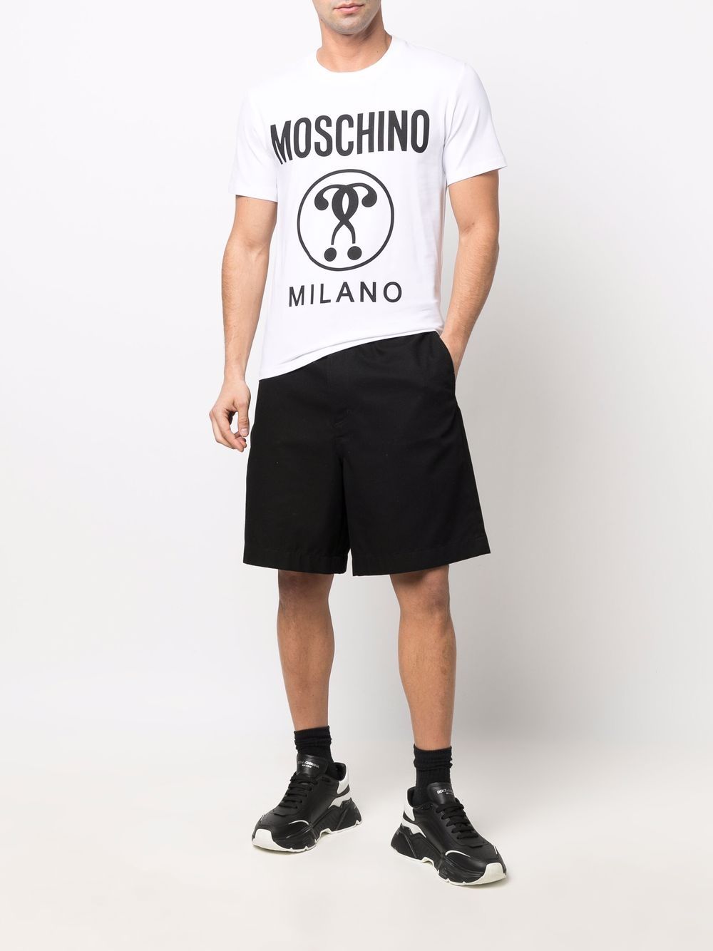 фото Moschino футболка с логотипом