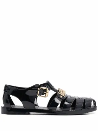 moschino jelly shoes
