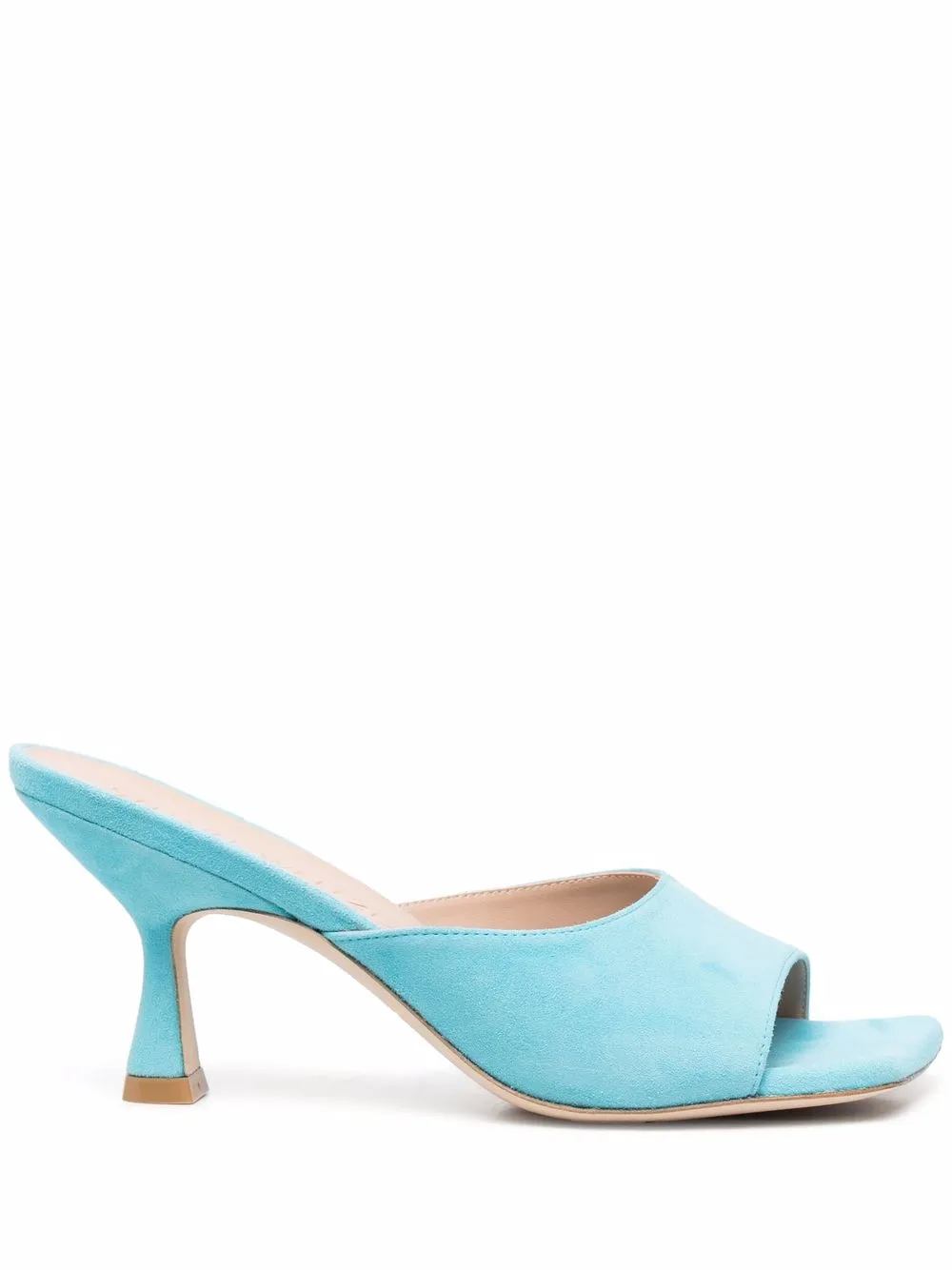 Stuart Weitzman Tia 75mm square-toe Sandals - Farfetch