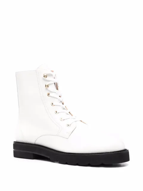 Stuart Weitzman lace-up leather boots S0409CHI - 1