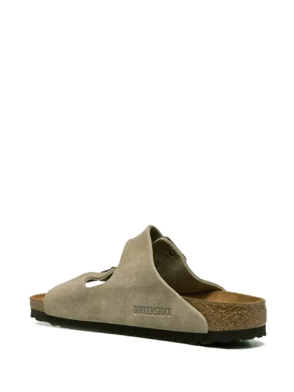 サンダル Birkenstock Khaki Suede Arizona Slippers Birkenstock Arizona Khaki | Tony Pappas - Tony Pappas