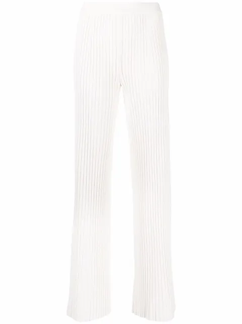 MRZ ribbed knitted trousers