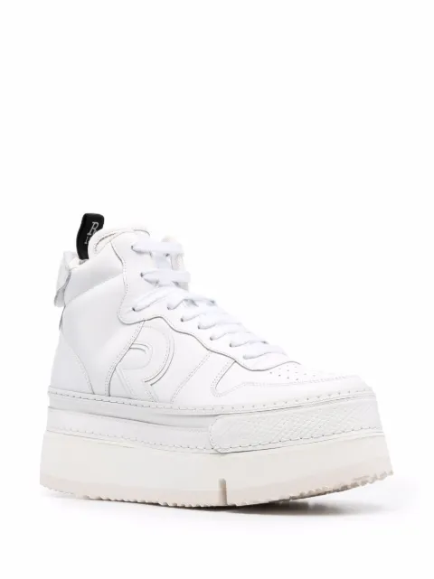 R13 chunky leather sneakers R13WS024S002A - 1
