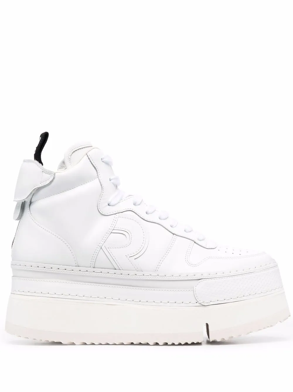 R13 chunky leather sneakers - White