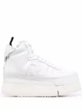 R13 chunky leather sneakers - White