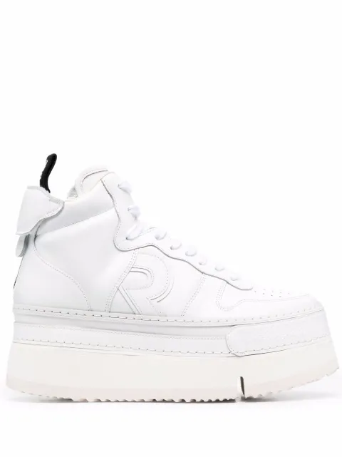 R13 chunky leather sneakers 
