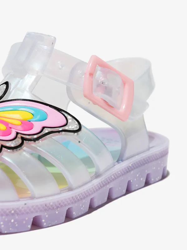 SOPHIA store WEBSTER GIRLS UNICORN JELLY SANDALS