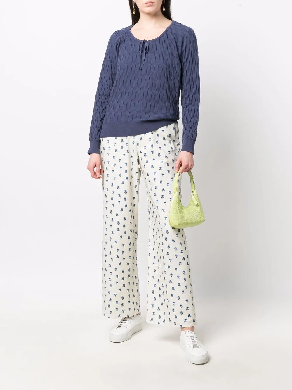 фото Emporio armani трикотажный топ с длинными рукавами