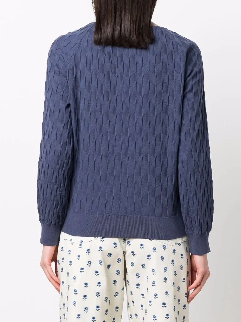 фото Emporio armani трикотажный топ с длинными рукавами