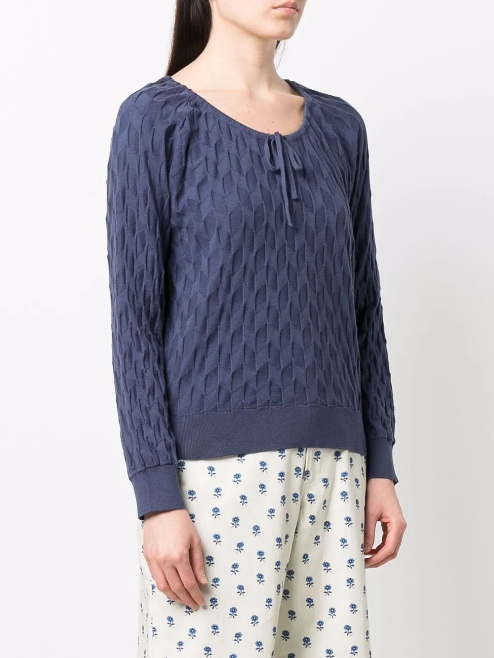 фото Emporio armani трикотажный топ с длинными рукавами