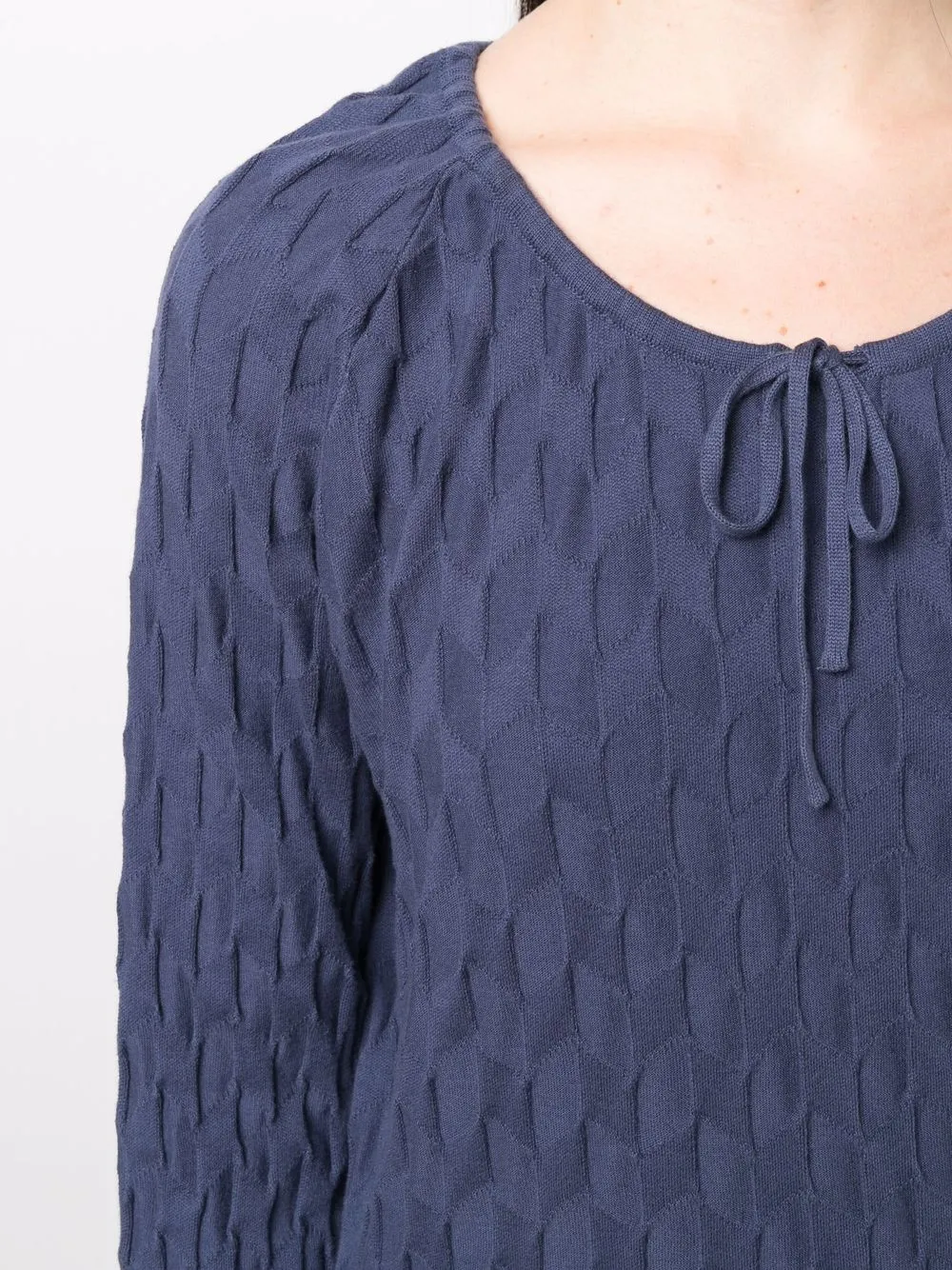 фото Emporio armani трикотажный топ с длинными рукавами