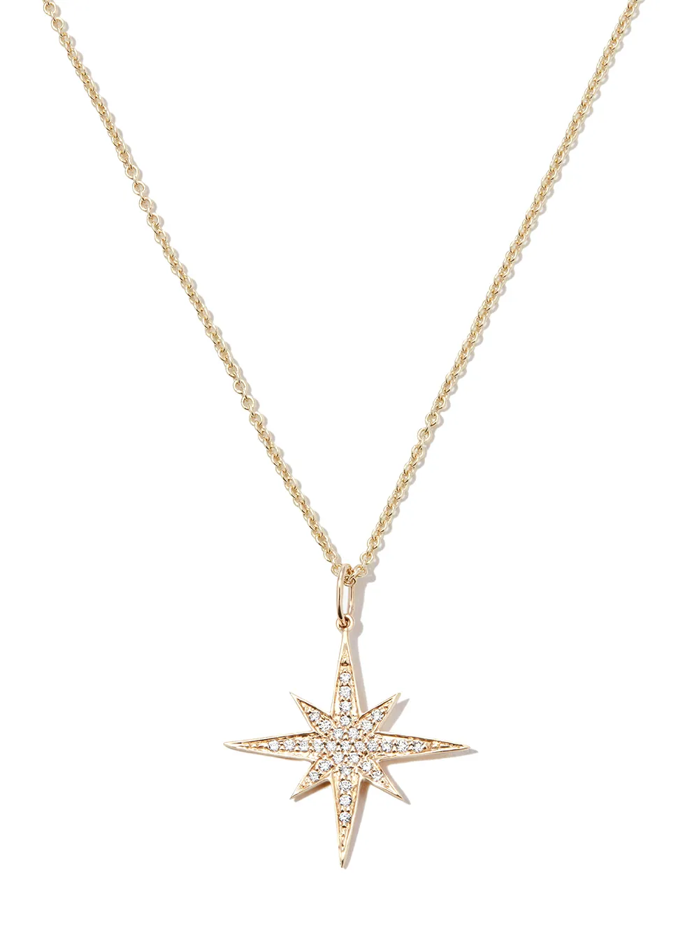 

Sydney Evan collar Starburst en oro amarillo de 14kt con diamantes - Dorado