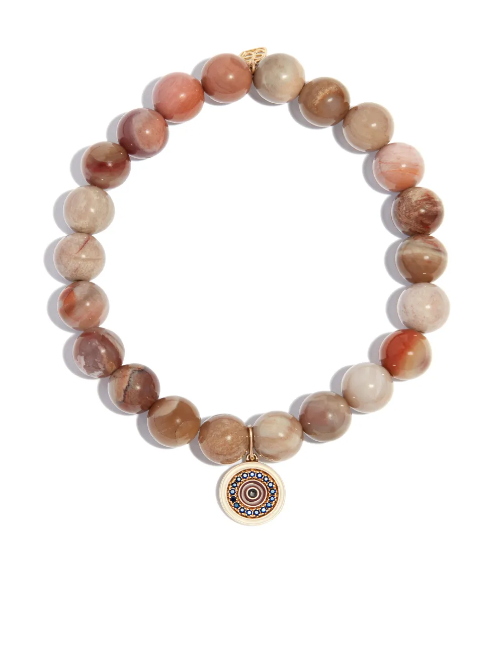 

Sydney Evan 14kt yellow gold Evil Eye charm bracelet