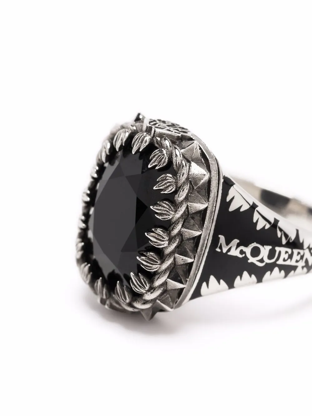 фото Alexander mcqueen кольцо с гравировкой