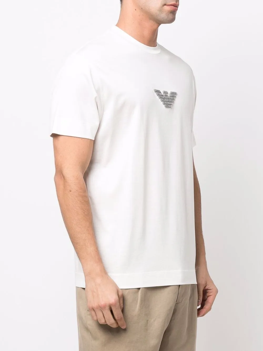 фото Emporio armani футболка с нашивкой-логотипом