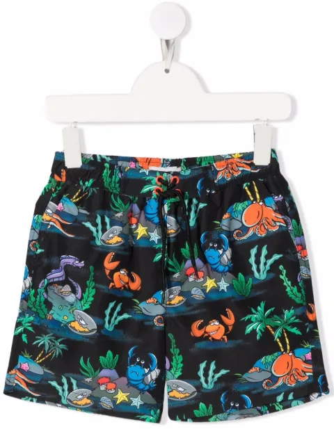 Stella McCartney Kids شورت سباحة 'سي بوتوم'