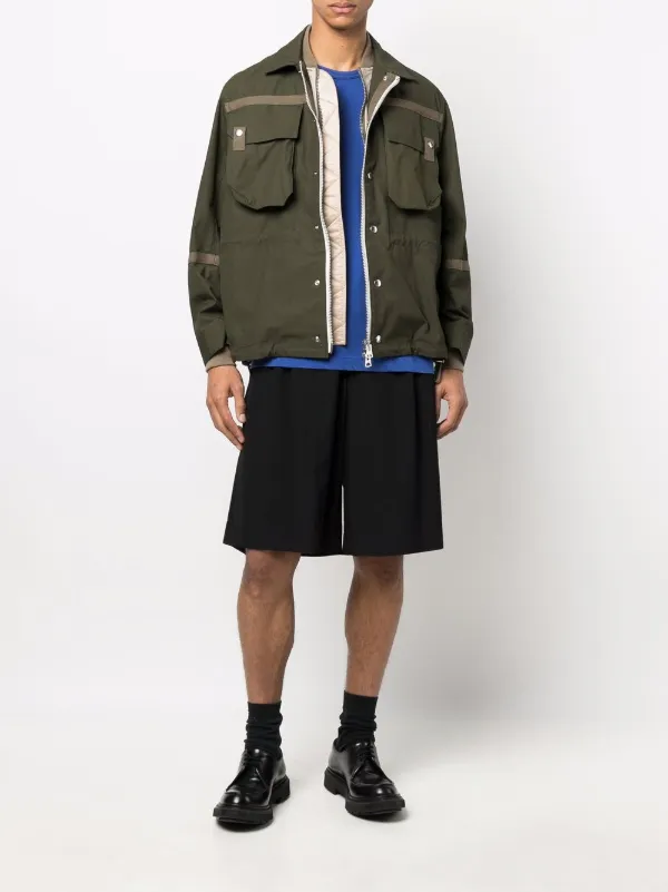 Sacai zip-up Military Jacket - Farfetch