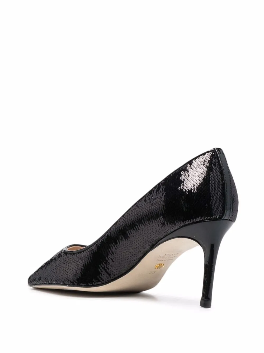 パンプス 黒 サンダル Stuart WEITZMAN ヒール12