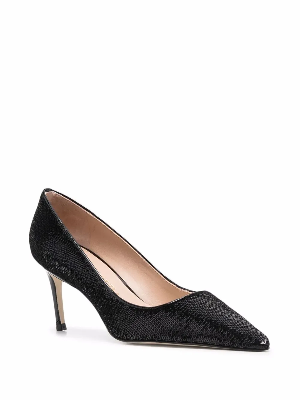 パンプス 黒 サンダル Stuart WEITZMAN ヒール12