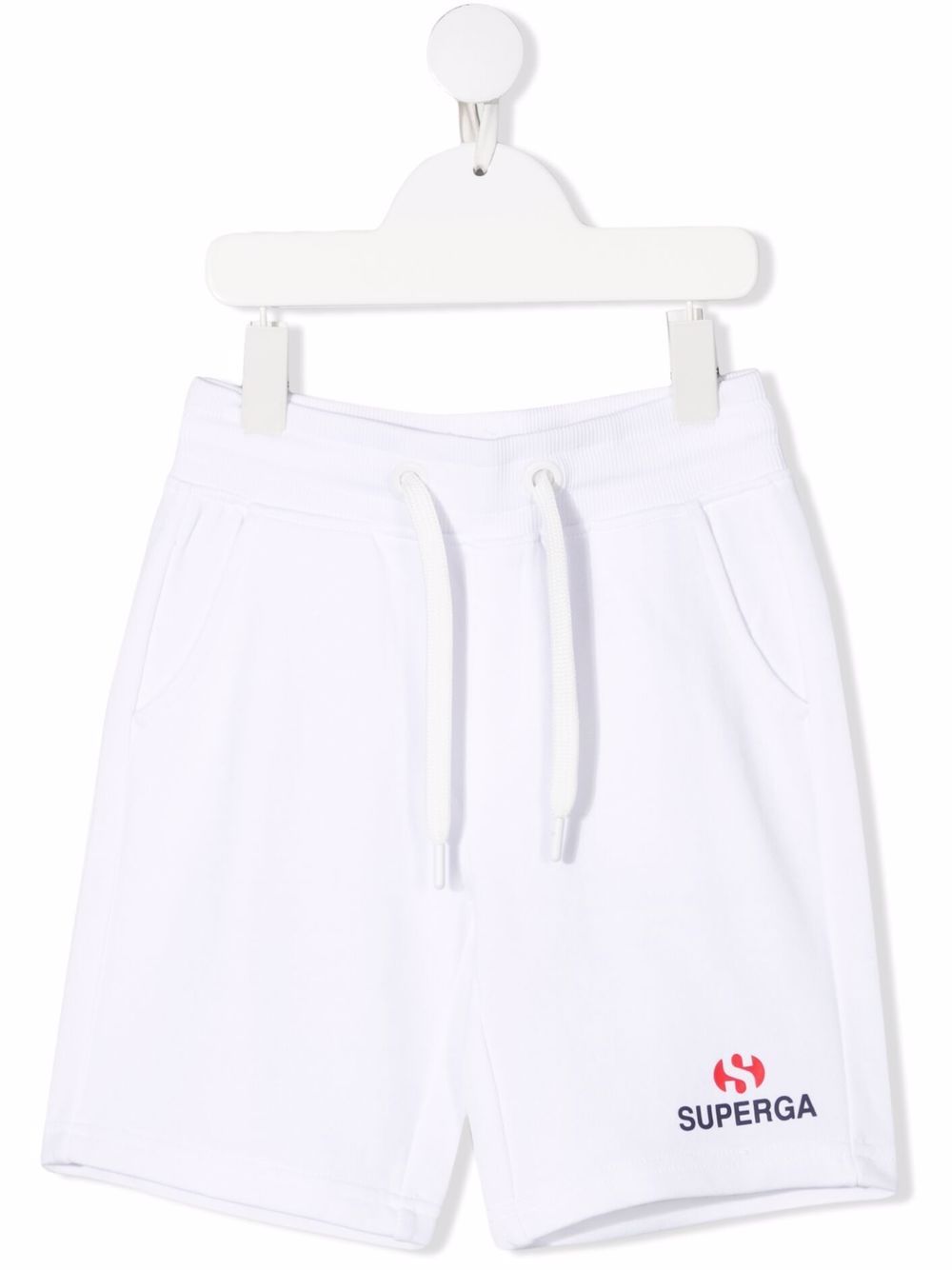 фото Superga kids logo-print shorts