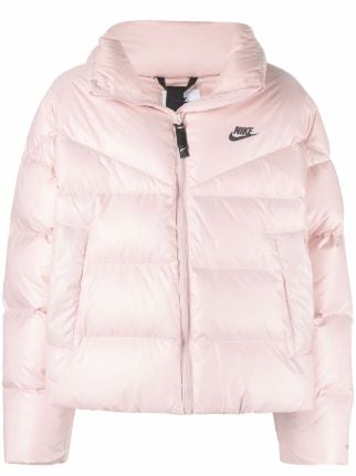 Nike logo-print puffer jacket with Express Delivery -