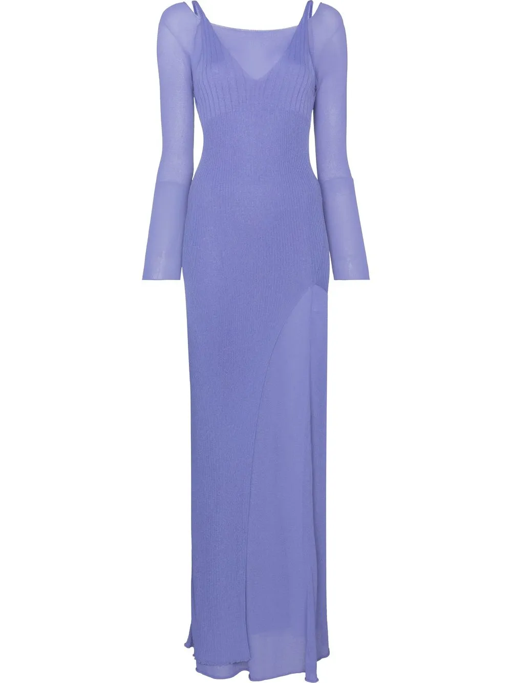 

AERON vestido tejido manga larga - Morado
