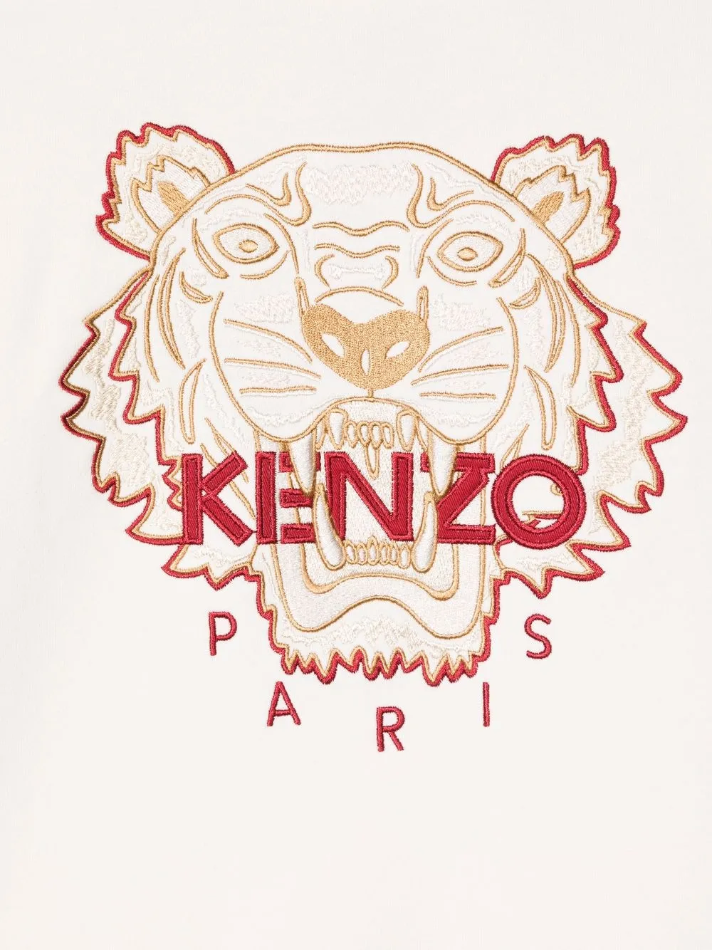 фото Kenzo kids толстовка с вышивкой tiger head