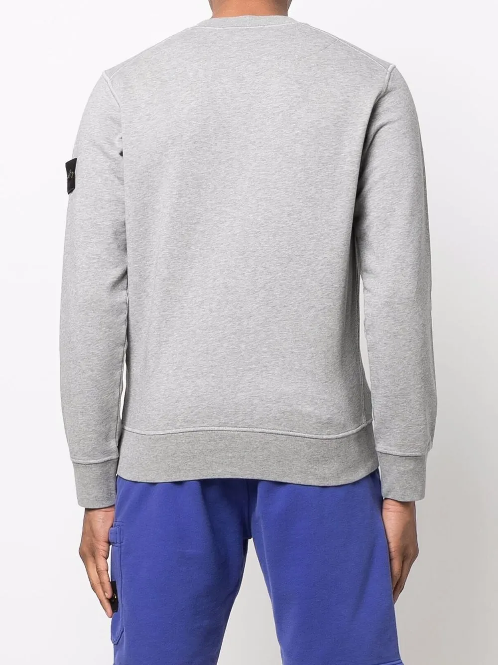 фото Stone island толстовка с круглым вырезом и нашивкой compass