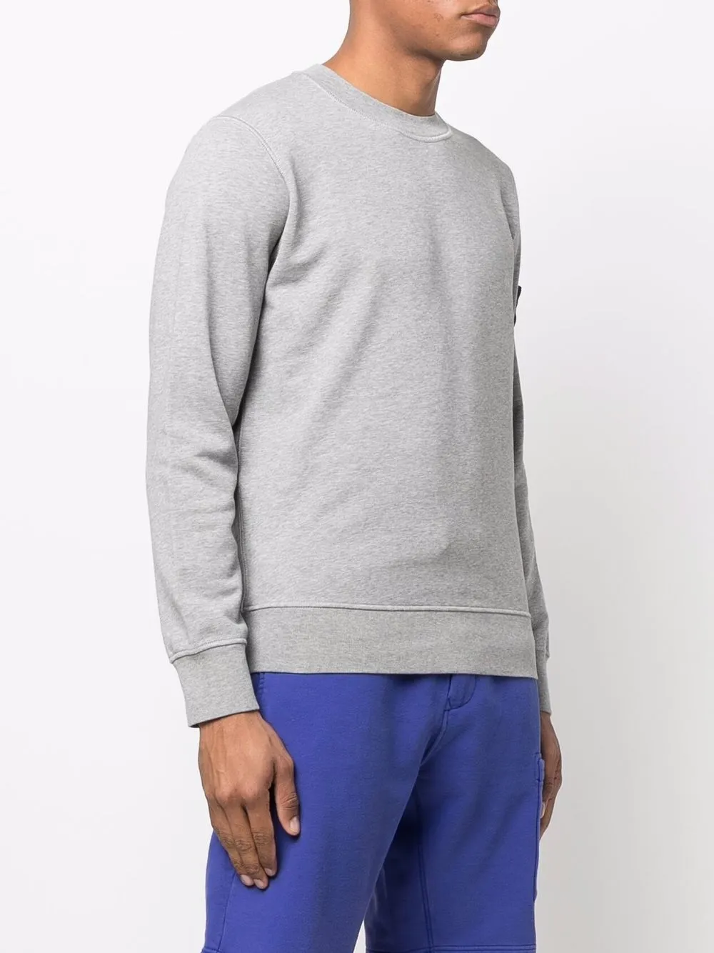 фото Stone island толстовка с круглым вырезом и нашивкой compass