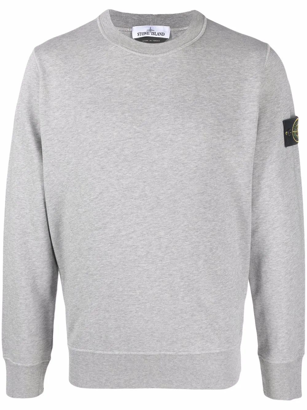 фото Stone island толстовка с круглым вырезом и нашивкой compass
