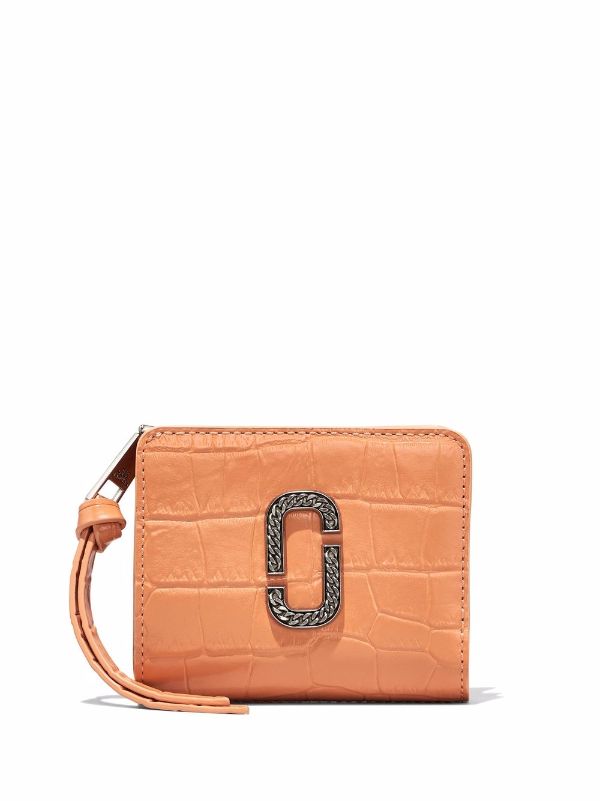 orange marc jacobs wallet