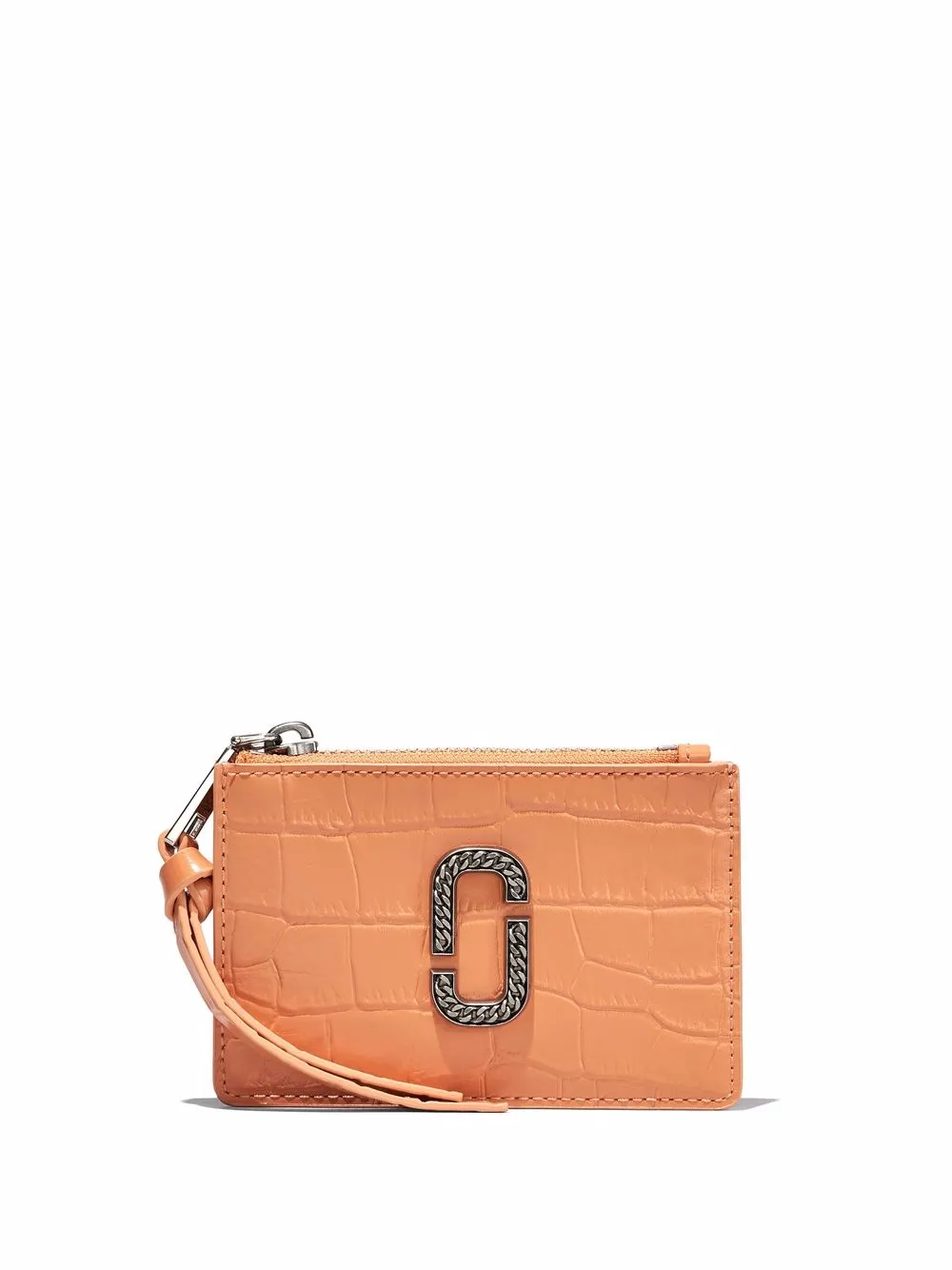 

Marc Jacobs The Snapshot crocodile-embossed wallet - Orange