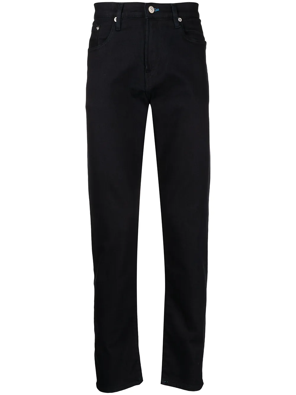 

PS Paul Smith jeans rectos con tiro medio - Negro