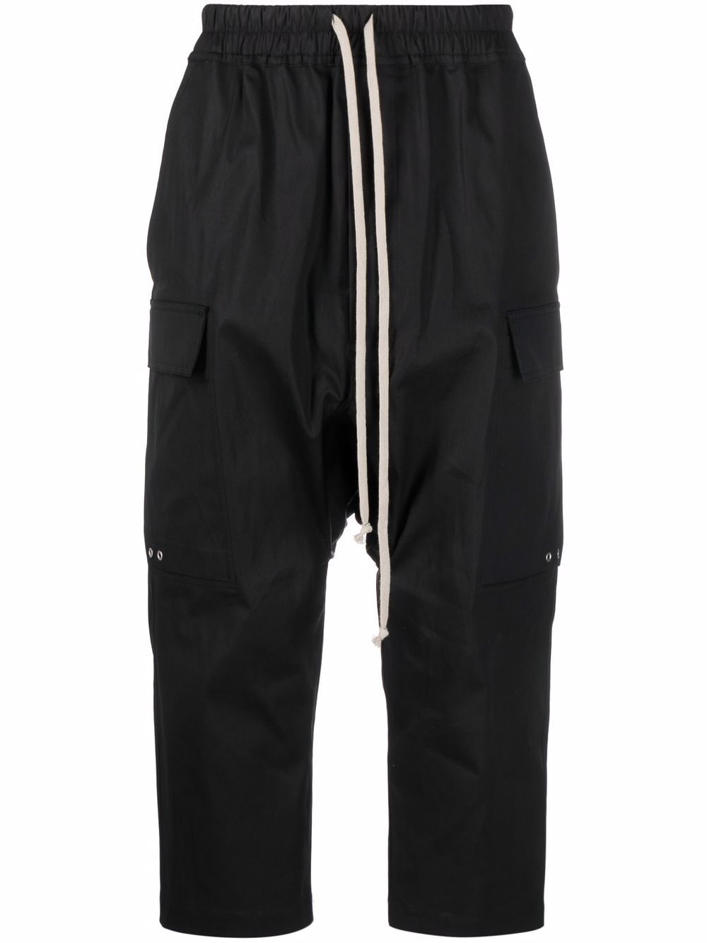 Rick Owens Drop Crotch Drawstring Track Pants Farfetch 