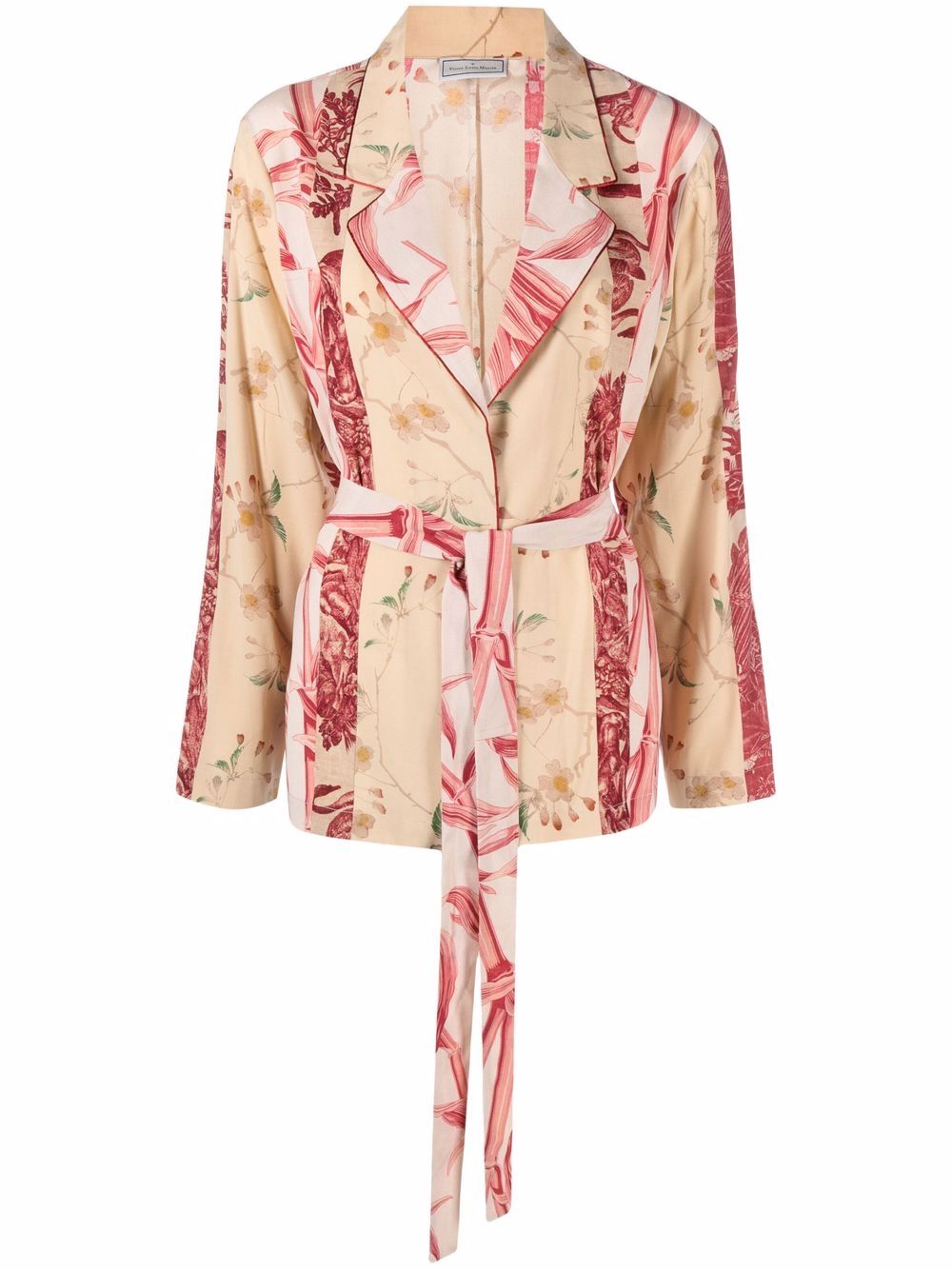 фото Pierre-louis mascia robe-style silk-blend jacket